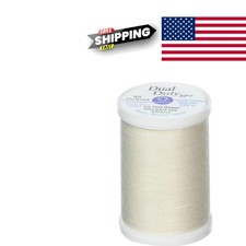 Dual Duty General Purpose Thread 250 Yards Natural Polyester for Sewing Projects