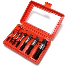 Damaged Screw Stripped Head Screw Bolt Stud Extractor Remover 8 Pcs Tool Set