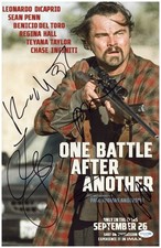 One Battle After Another Signed 11x17 Photo Cast Signed Leonardo DiCaprio ACOA