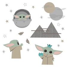 Lambs  Ivy Star Wars The Mandalorian The Child/Baby Yoda Wall Decals