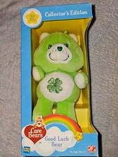 20th Anniversary Collector's Edition 10" Care Bears Plush in Box - Good Luck