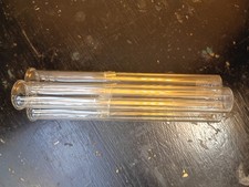 Propagation Clear Glass Test Tubes Set/3 Inserts For Flower  Plant Vases 8"Hx1"