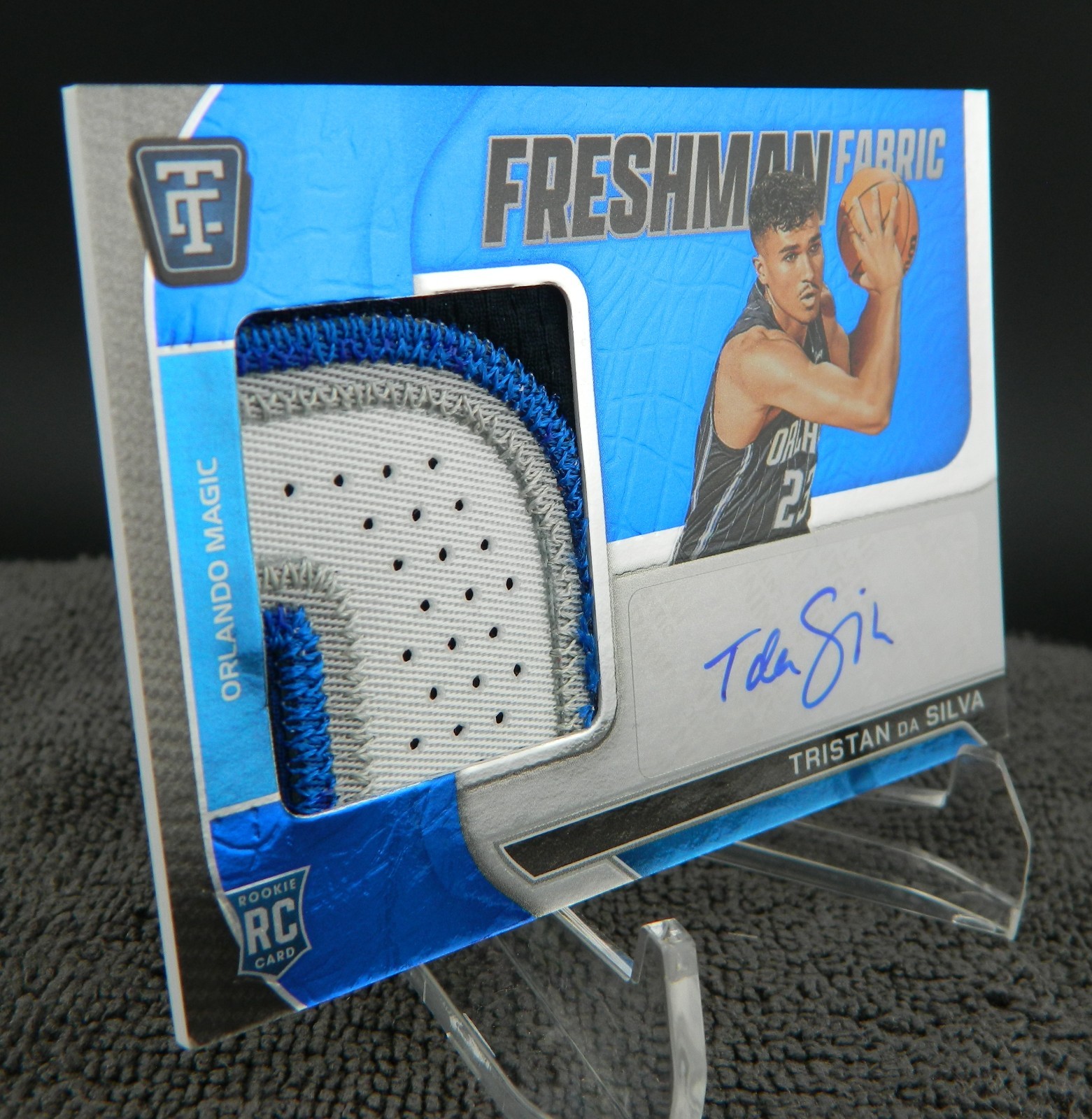 24-25 Totally Certified TRISTAN DA SILVA Freshman Fabric Patch Auto #32 /35 RPA view 7