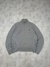 Vintage Polo Ralph Lauren Y2K Gray Zip Sweatshirt Size L