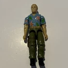 Vintage GI Joe Chuckles 3.75" Action Figure Near Complete 1987 Hasbro