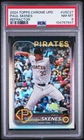 2024 Topps Chrome Update Rookie Debut Paul Skenes #USC27 Refractor (RC) PSA 8