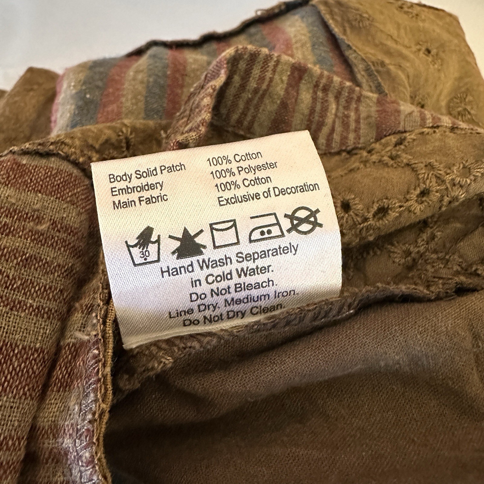 Earthbound Brown Mushroom Patchwork Overalls Jump… - image 10