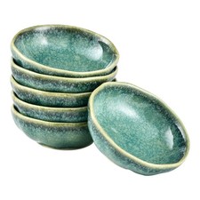 Dipping Bowls, Ceramic Soy Sauce Dishes, 3 oz Small Sauce Bowls for Condiment...