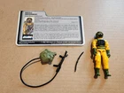 1985 GI JOE Airtight COMPLETE With ID Card Pack, Weapon & Both Hoses!!!