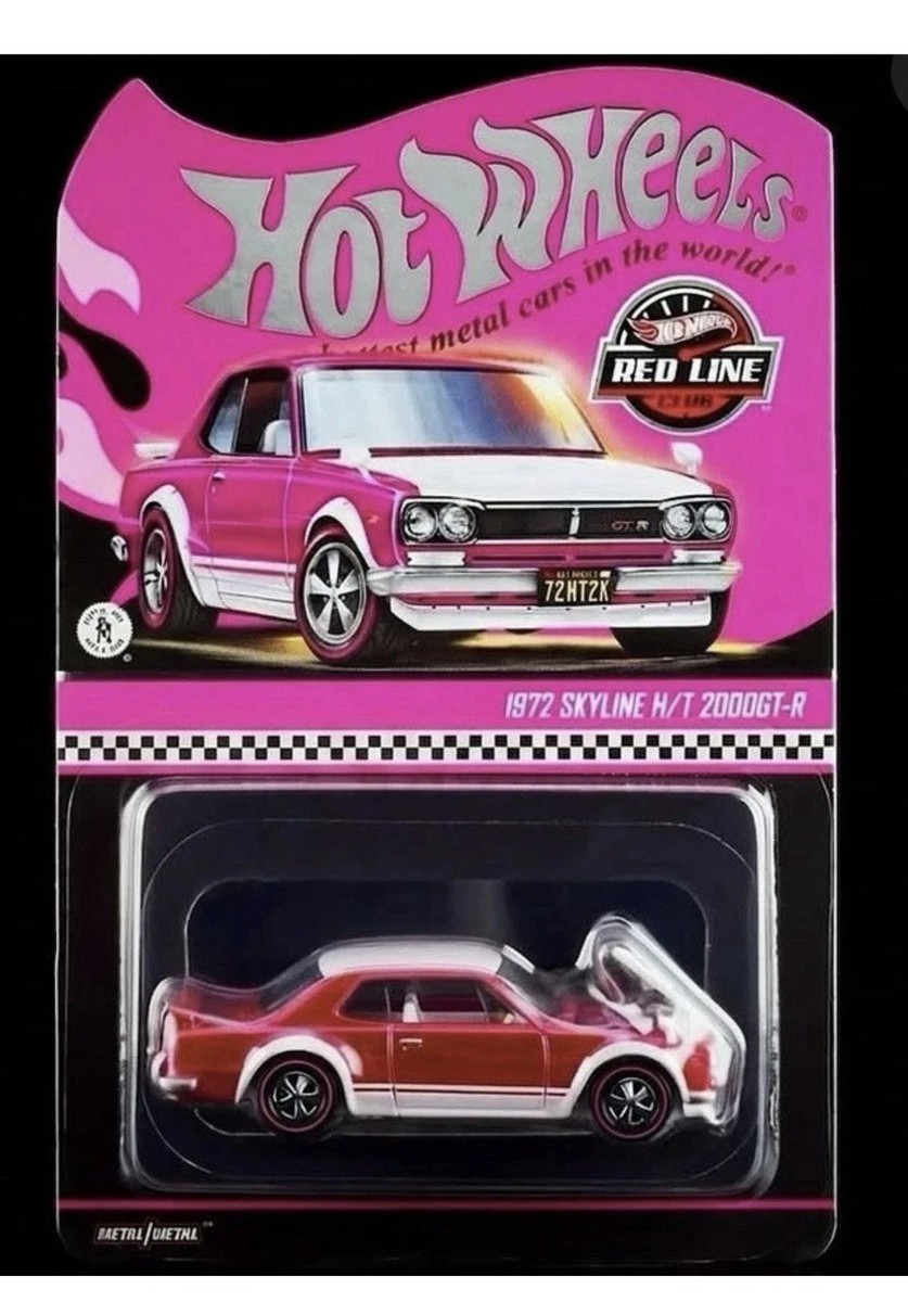 1/64 Hot Wheels RLC 1972 Skyline H/T 2000GT-R Spectraflame Pink In