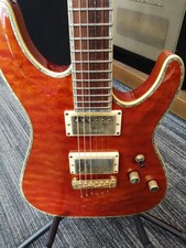 SCHECTER C-1ELITE Used Maple body Mahogany neck Rosewood fingerboard w/Soft case
