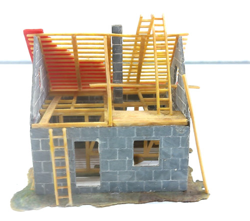 Faller N construcción en bruto vivienda obra - construida - sin embalaje original # 14387 | Condition: Gebraucht