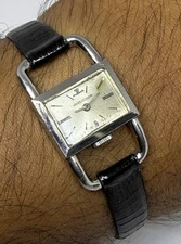 1960s JLC Jaeger LeCoultre Etrier STIRRUP 1670 Cal K840 Swiss Vintage Collectors