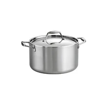 Tramontina Tri-Ply Clad Stainless Steel 6-Quart Sauce Pot with Lid