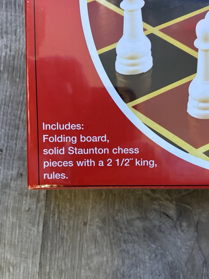 2016 Pressman Chess Board Game # 1901B Strategy Fun Challenge Factory Sealed NOS - Image 2 of 2