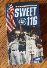 NEW SEALED The 2001 Seattle Mariners SWEET 116 Season Highlights VHS Tape NEW