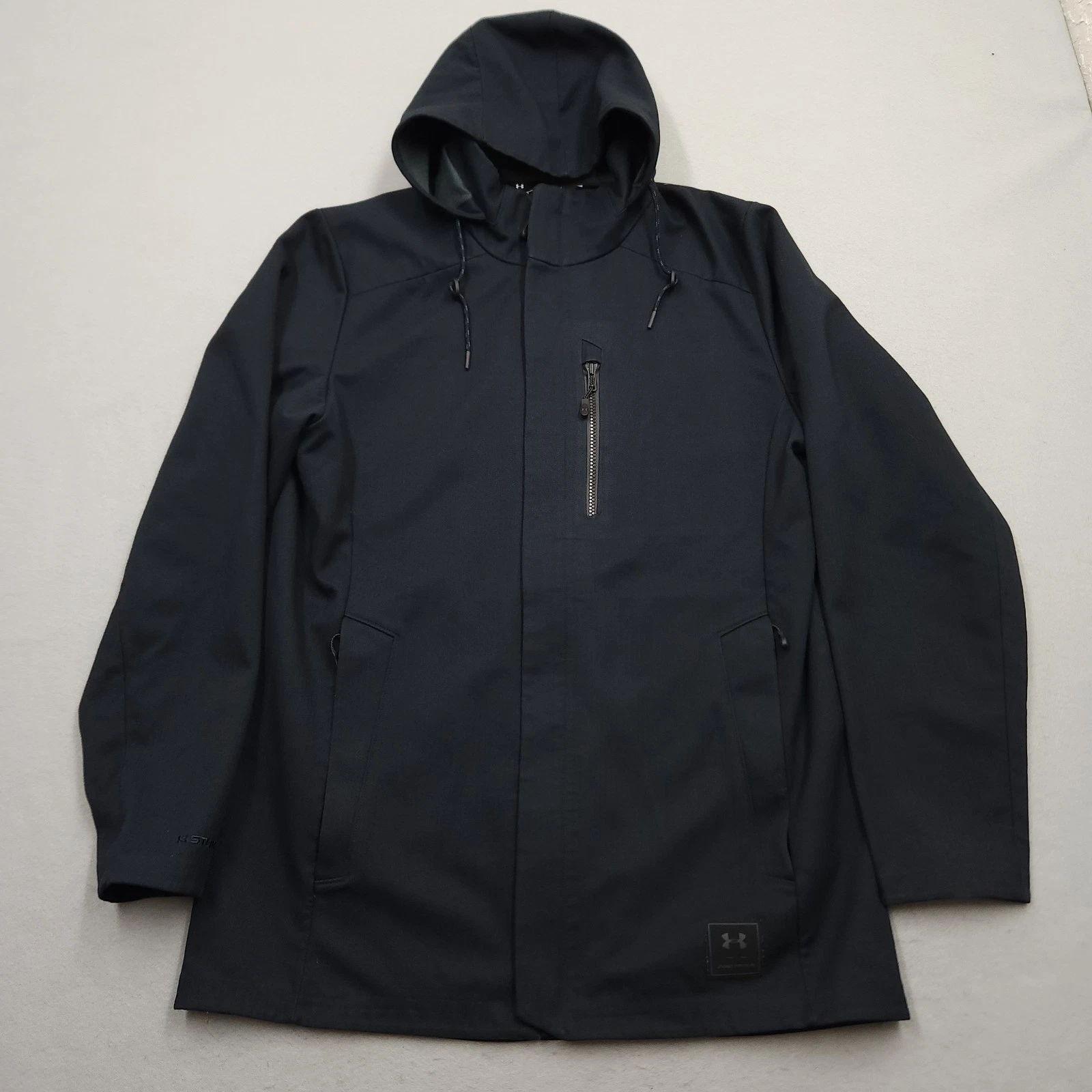 Under Armour Storm Coat Mens Large Black Cold Gear Hoodie Jacket Full Zip Lined
Opens in a new windo