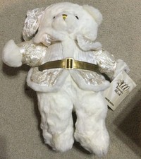 2000 Keepsake Bear Ltd Ed. Plush Christmas Gold VTG NWT