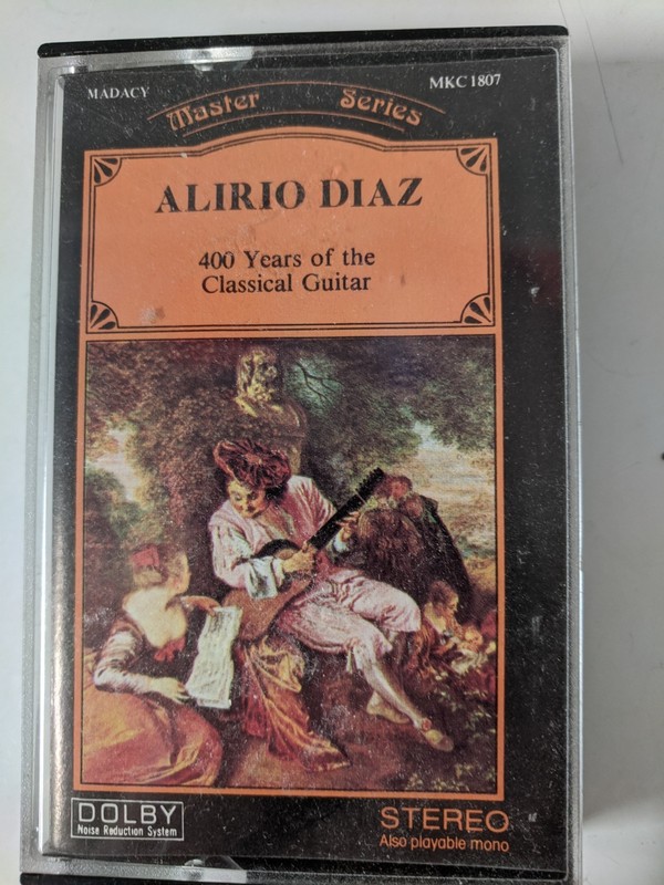 Alirio Diaz 400 Years of the Classical Guitar cassette