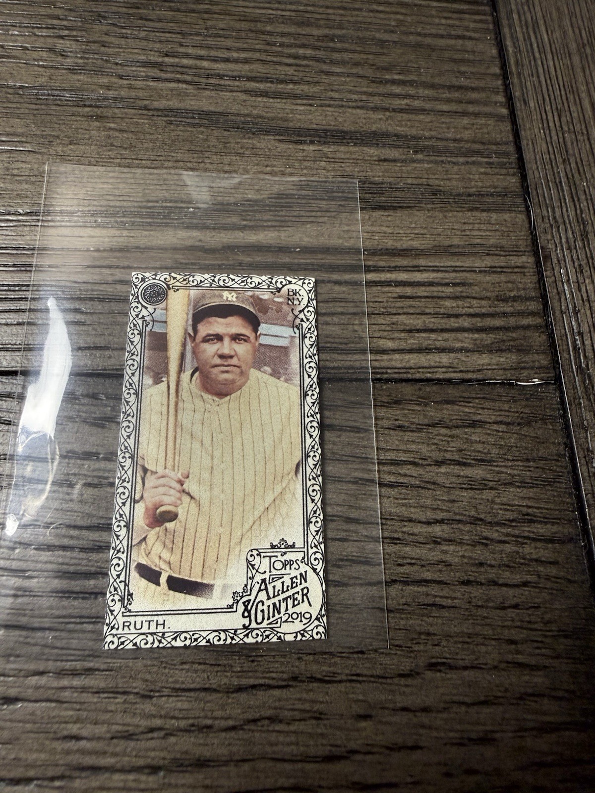 2019 Topps Allen & Ginter - Mini Black Border Babe Ruth #3