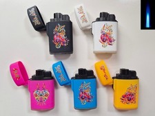 5x Feuerzeug SKULL Marke Zorr Torch Jet Flamme befüllbar Sturmfeuerzeug