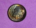 1958-D ROSELVET ONE DIME SILVER #P35019