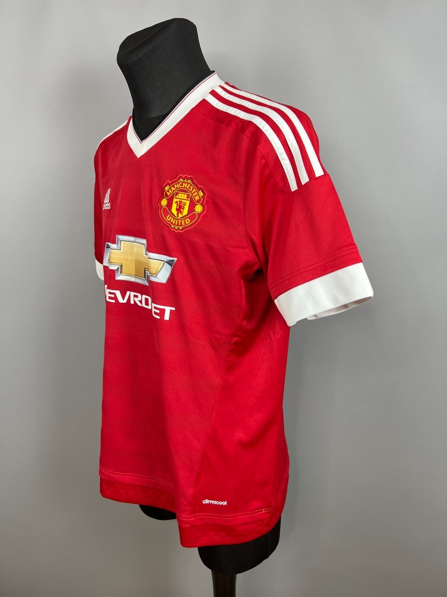 MANCHESTER UNITED 2015 2016 HOME SHIRT FOOTBALL SOCCER ADIDAS