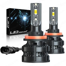 For Chevy Silverado 1500 2500HD 2007-2020 H11 LED Headlight LOW Beam Xenon White