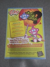 Foohy Pens Monkey Print Ad 8x11 2006
