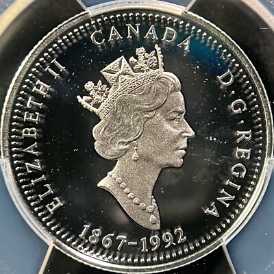 CANADA. 1992, 25 Cents, Silver - PCGS PR69 - 125th