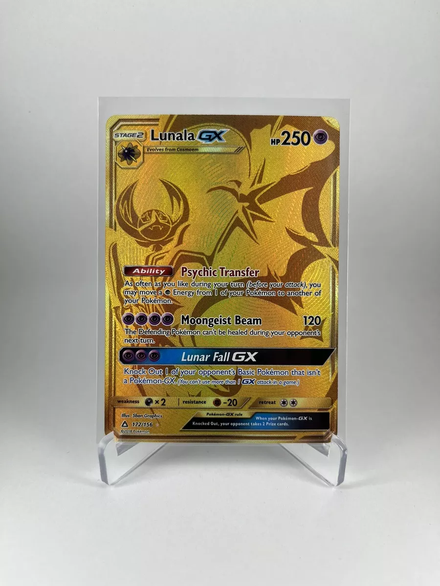 Gold Lunala GX - Pokemon Ultra Prism pack opening 