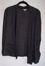 Maurices Woman's Open Gray Sweater Jacket Size Small
