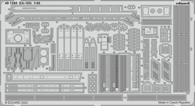 Eduard Accessories 491268 - 1:48 EA-18G 1/48 - New