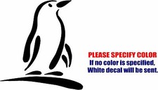 Penguin 2 Decal Sticker Animal JDM Funny Vinyl Car Window Bumper Truck Wall 6"