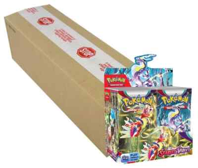 Pokmon: Scarlet & Violet Booster Box Case - 6 Boxes - Brand New & Sealed |  eBay UK