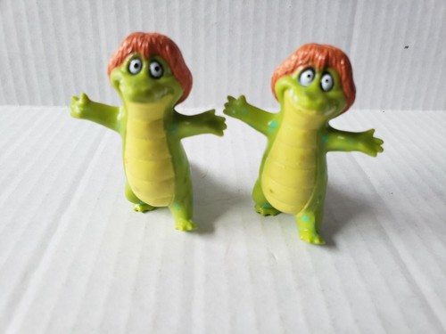 Lot Kissyfur - 4 Figurines PVC Yolanda 1989 - Gus, Lenny, Jolene, Kissyfur - Neuf