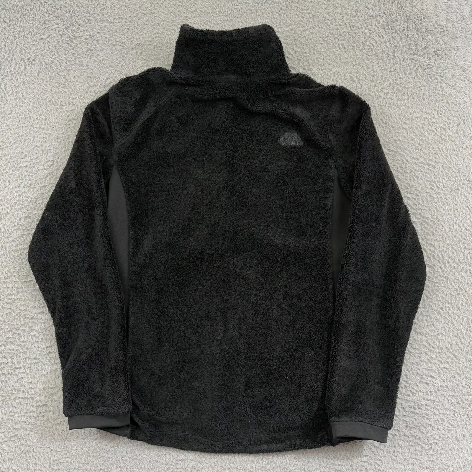 north-face sherpa zip mock neck fleece outdoor jacket
