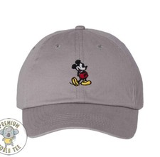 Mickey Mouse embroidered Hat low profile Unisex Adult Kids sizes