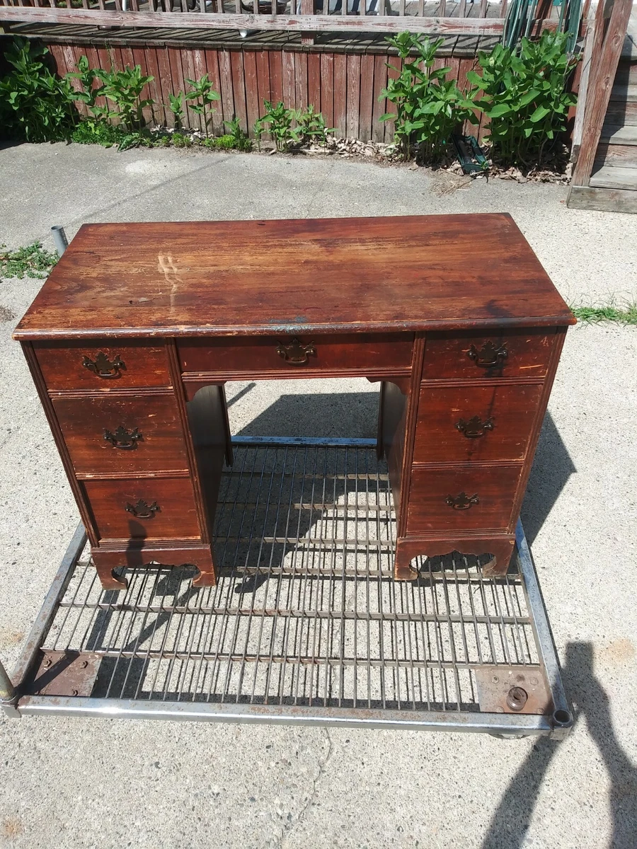 Vintage walnut sale desk