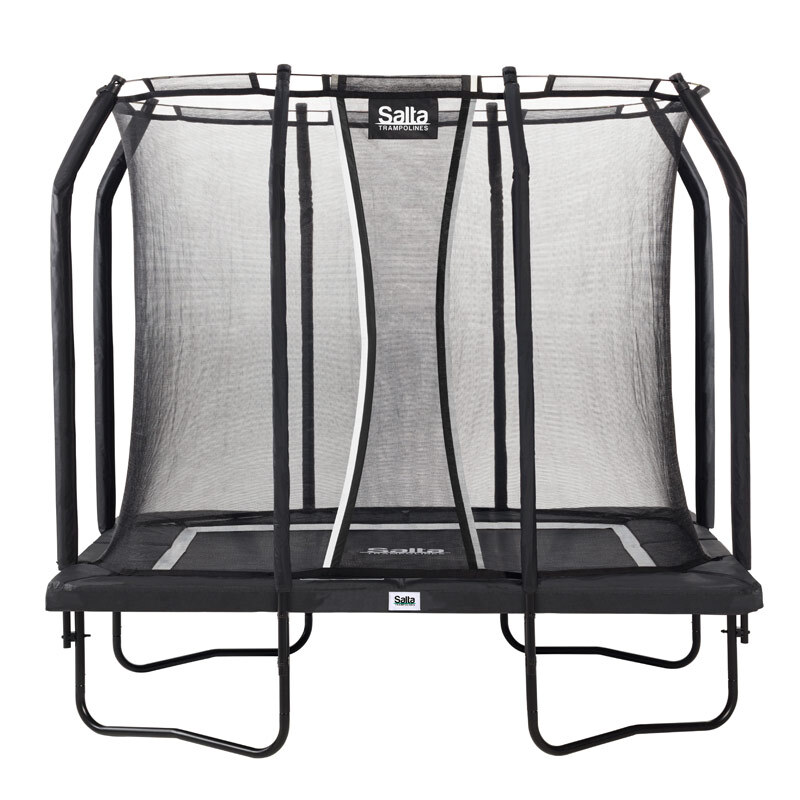 Rechteck trampolin Salta Premium Black Edition 153 x 214 cm mit Sicherheitsnetz