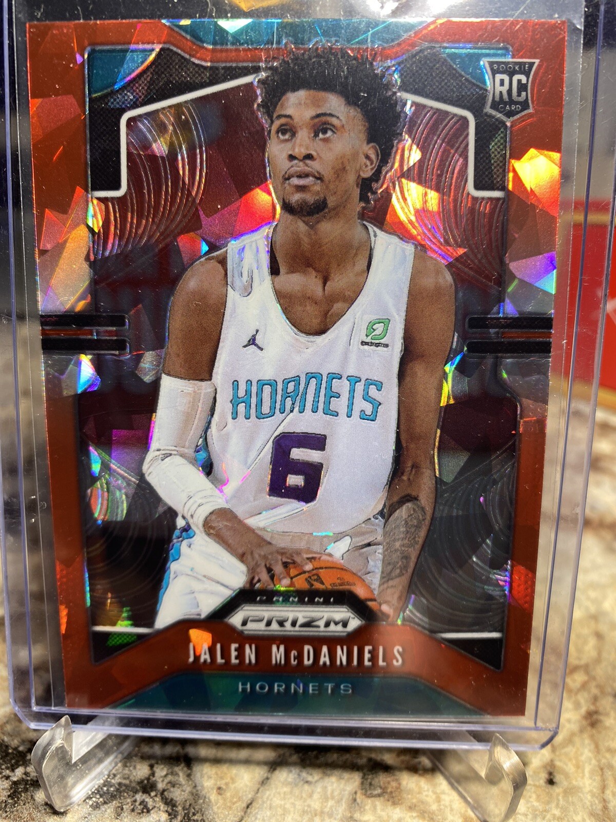 2019-20 Panini Prizm Jalen McDaniels Rc Rookie red cracked ice Prizm-Hornets💥