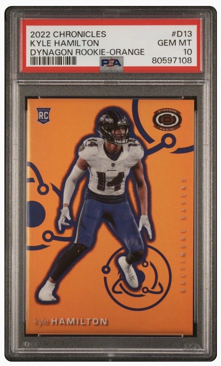 Kyle Hamilton Panini Chronicles Dynagon Rookies #D13 Orange