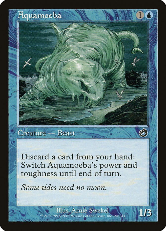 Torment Aquamoeba MTG Magic the Gathering NM