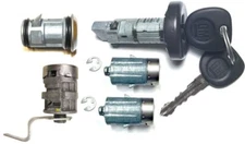 GM OEM Ignition Lock + 2 Door Lock + Tailgate Lock + Spare Tire Lock W/2 GM Keys