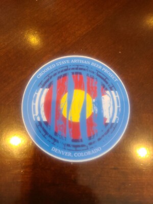 CROOKED STAVE BEER PROJECT sticker brewery ,Denver Colorodo
