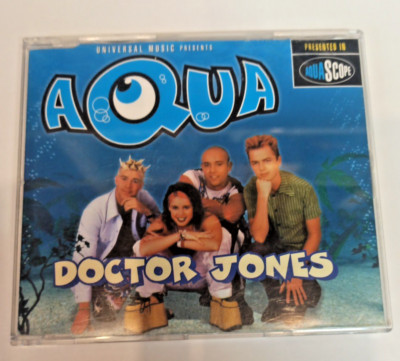 AQUA   Doctor Jones   7 Track Maxi-CD   90er Eurodance Klassiker ! Super Zustand