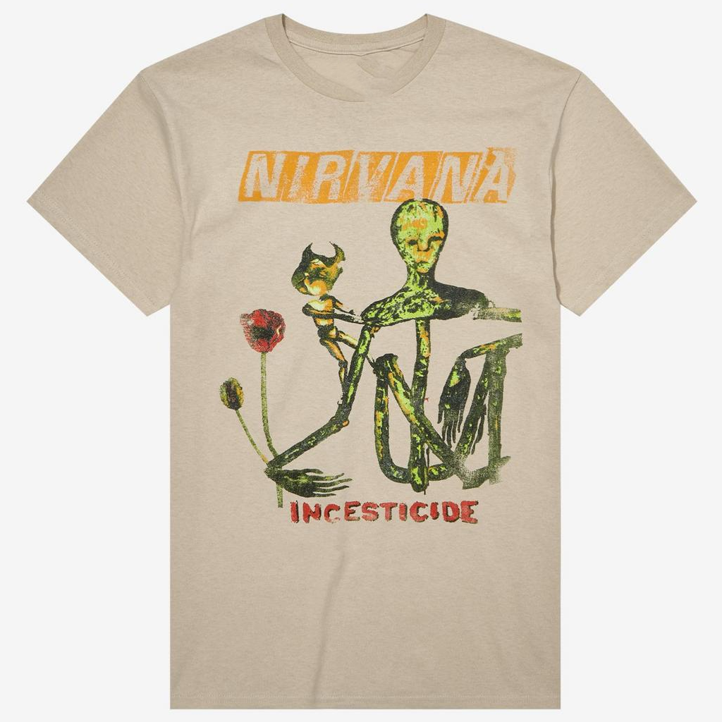 Nirvana Incesticide sand short sleeve T-shirt all sizes JJ4811