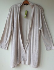 Nic Zoe Cardigan XL NWT 86 Lightweight Linen Cardigan Haze