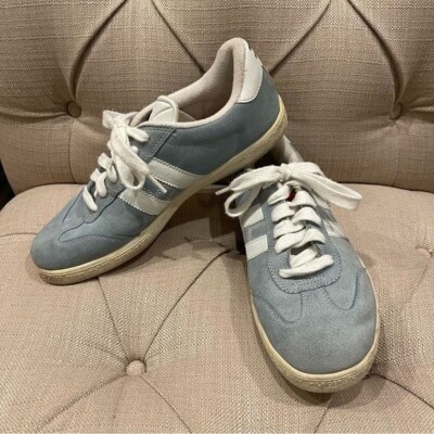 Tommy Hilfiger Carolina Blue Suede Tennis shoes Sz Women