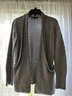 Brixon Ivy Cardigan Sweater Sz M Medium Grey Textured Stitch Fix — photo 1
